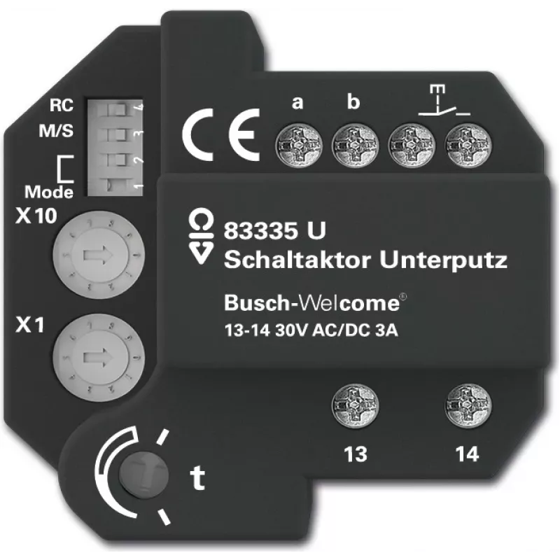 Maitinimo lizdas Busch Jaeger 2CKA008300A0327 — IP20, 51×51×28 mm