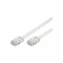 Wentronic Goobay CAT 5e plokščiasis komutacinis kabelis, U/UTP, baltas, 2 m - CCA vario mišinys (93359)
