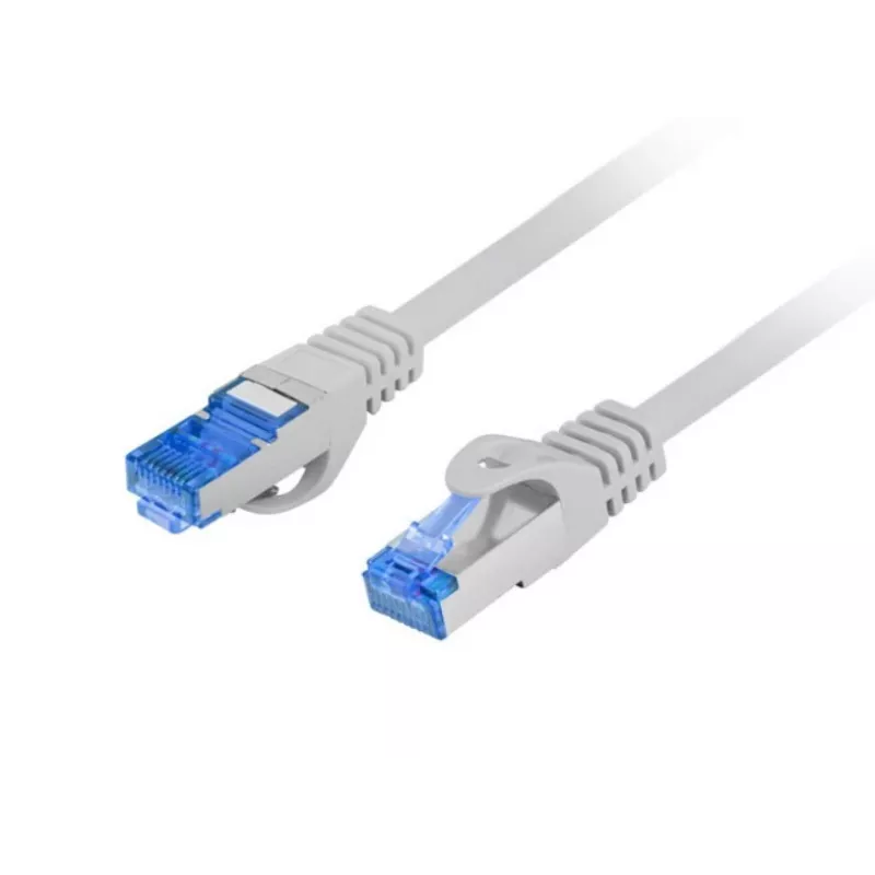 Tinklo kabelis LANBERG Cat6a S/FTP PCF6A-10CC-0100-S, 1 m, RJ-45, Pilka, LSZH, 500 MHz