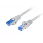 Tinklo kabelis LANBERG Cat6a S/FTP PCF6A-10CC-0100-S, 1 m, RJ-45, Pilka, LSZH, 500 MHz