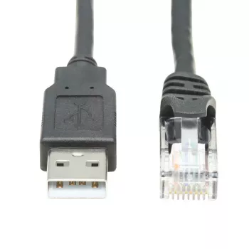Tripp Lite U009-015-RJ45-X kabelio adapteris RJ-45 USB 2.0 Type-A juodas (U009-015-RJ45-X)