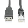 Tripp Lite U009-015-RJ45-X kabelio adapteris RJ-45 USB 2.0 Type-A juodas (U009-015-RJ45-X)