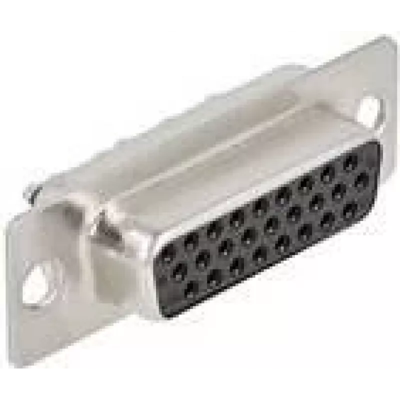 Laido jungtis DeLOCK 66717 D-Sub HD 26 kontaktų Juoda Sidabrinė