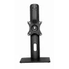 Gembird MS-D1-01 monitoriaus stalinis stovas, reguliuojamo aukščio, juodas