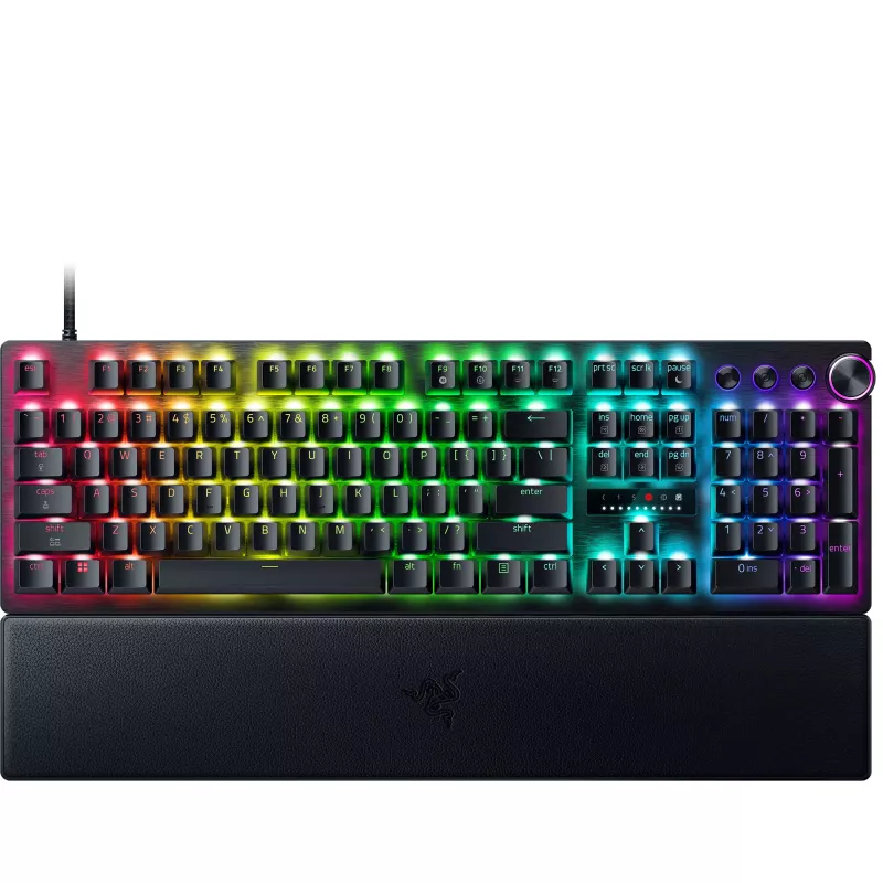 Klaviatūra Razer Huntsman V3 Pro — vokiškas išdėstymas, 8 kHz apklausos dažnis