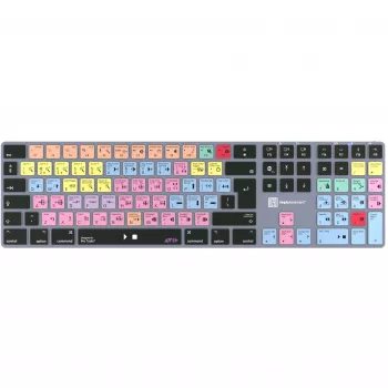 Klaviatūra LogicKeyboard LKB-PT-TM — Full-size (100%) Bluetooth QWERTZ Vokiečių, Titano Pilka