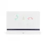 Domofono vidinis skydelis 2N Indoor Talk baltas — laidinis, grūdintas stiklas, montuojamas ant sienos, 185×128×48,2 mm