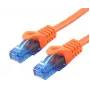 Tinklo komutacinis kabelis LOGON Cat5e U/UTP 20 m RJ-45 į RJ-45 oranžinis