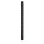Activejet COMBO 12 lizdų maitinimo laidas 1,5 m juodas