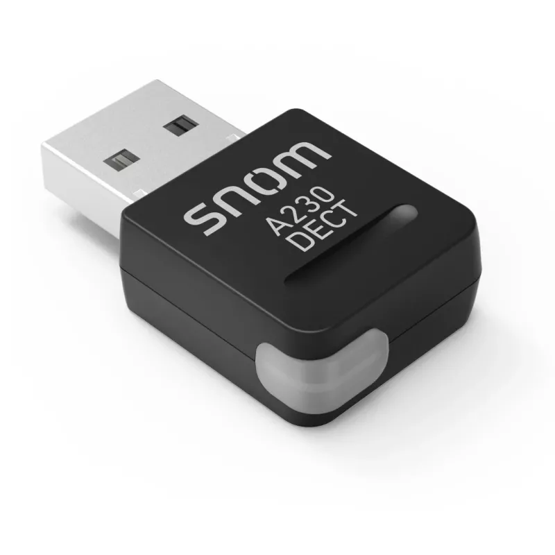 snom A230 DECT USB atmintukas – Tinklo adapteris – USB2.0 – DECT (4386)