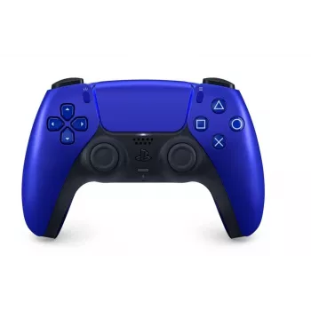 Belaidis žaidimų pultas Sony DualSense — kobalto mėlynos spalvos, skirtas PlayStation 5, integruota ličio jonų baterija, judesio jutiklis, haptinis grįžtamasis ryšys, 3,5 mm lizdas