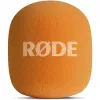 Rode Interview GO - kompaktiškas rankinis interviu mikrofonas, oranžinis