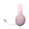 Subsonic Spectra LED žaidimų ausinės Sweety Pink