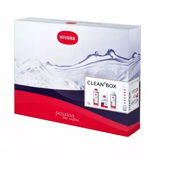 Valymo rinkinys Nivona Clean3Box 3 vnt. (modelis 390700402), skirtas Nivona kavos aparatams