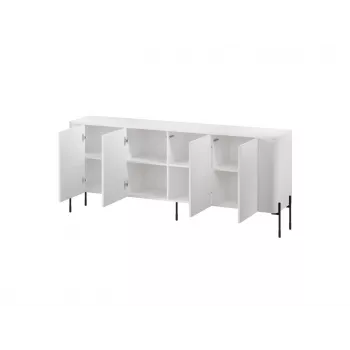 Komoda Cama VERA 190x40x80 matinė balta