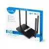 Cudy LT500 belaidis maršrutizatorius Fast Ethernet Dual-band (2,4 GHz / 5 GHz) 4G juodas