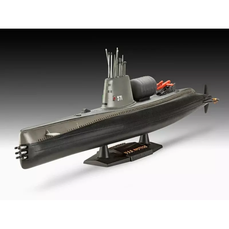 Plastikinis laivo modelis REVELL U.S.S. Nautilus masteliu 1:305, rinkinys 05184