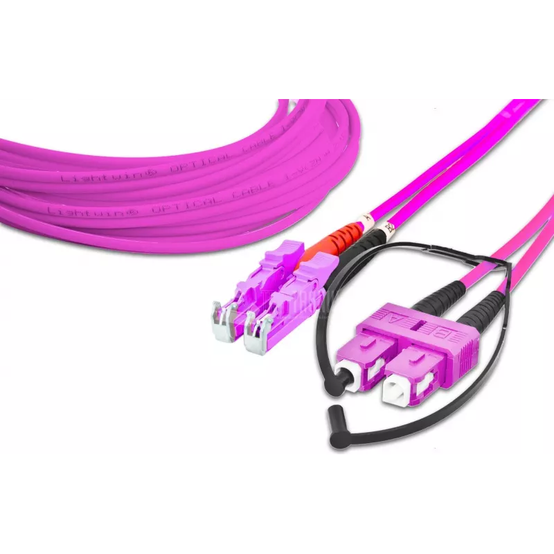 Lightwin High Quality Duplex LWL komutacinis kabelis - MM OM4 - LSH - SC (LDP-50 LSH-SC 10.0 OM4)