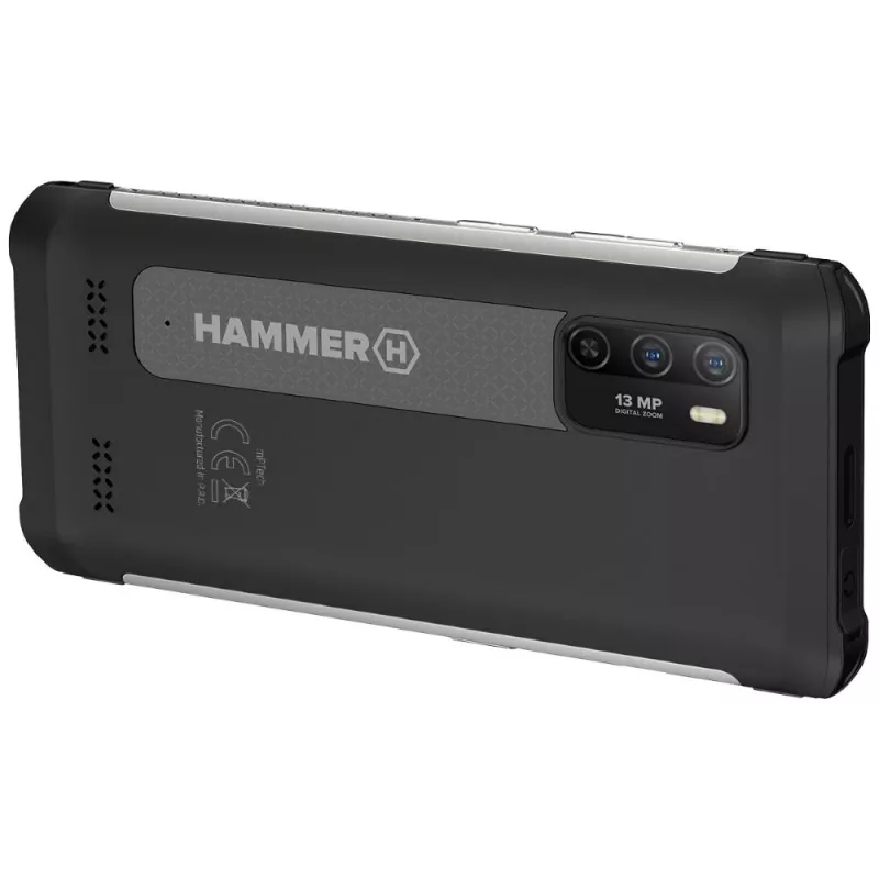 MyPhone Hammer Iron 4 Dual Sidabrinė Extreme pack