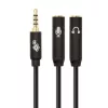Adapter TB 3.5mm MiniJack skirstytuvas 1x 3.5mm kištukas į 2x 3.5mm lizdai, modelis AKTBXAJ0P2J030B