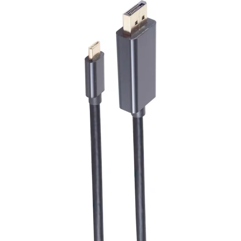 shiverpeaks BS10-62025 DisplayPort laidas 1 m USB Type-C juodas (BS10-62025)