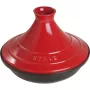 Staub Tajine 28 cm, ketaus kepimo indas, raudonai juodas emalis