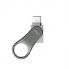 Silicon Power Mobile C80 USB atmintinė 64 GB USB Type-A / USB Type-C 3.0 (3.1 Gen 1) Titaninis