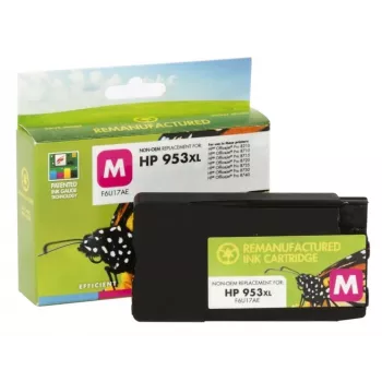 Suderinama Static Control HP 953XL (F6U17AE) rašalo kasetė, Purpurinė (naujas lustas)