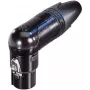 Neutrik XLR-Connector Socket, angled Number of Poles: 3 Juoda NC3FRX-BAG 1 vnt. (NC3FRX-BAG)