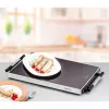 Maisto šildytuvas Rommelsbacher WPR 305/E — 300 W, 230 V, nerūdijantis plienas, stiklo korpusas, 640×345×50 mm