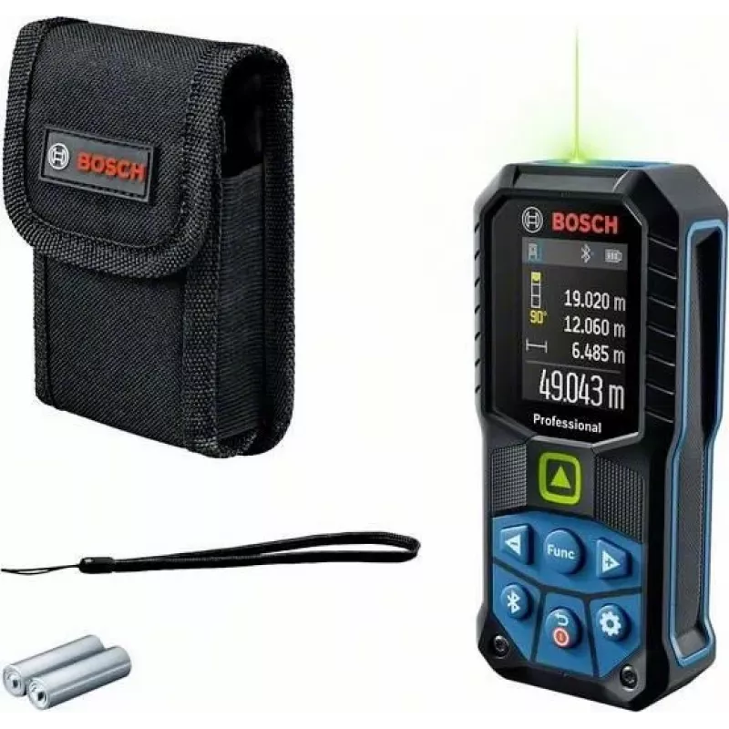 Bosch GLM 50-27 CG Professional lazerinis atstumo matuoklis, juodas, mėlynas 50 m