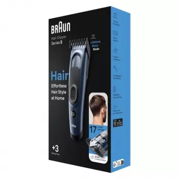 Braun HC5350 plaukų kirpimo mašinėlė, 17 ilgių, belaidė