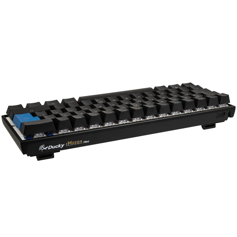Ducky Mecha Mini klaviatūra, žaidimams, USB, vokiška, juoda