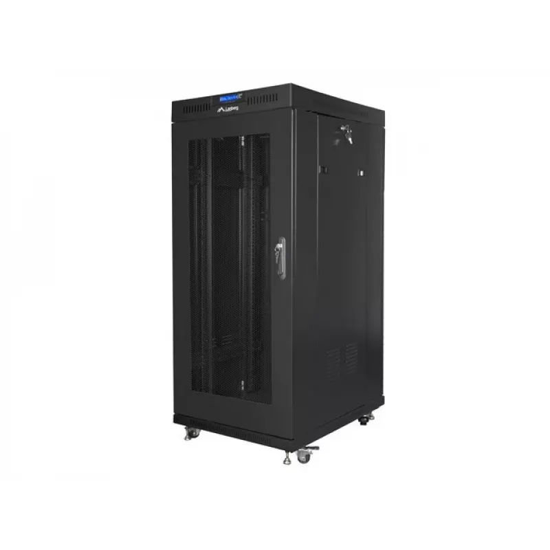 Stovas laisvai pastatomas Lanberg FF01-8822-23BL 22U 1200kg Juodas