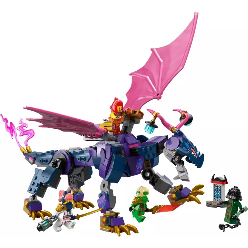 LEGO konstruktorius NINJAGO 71842 Rontu the Master Dragon — 381 detalė, 4 minifigūrėlės, parodomasis modelis 130 mm