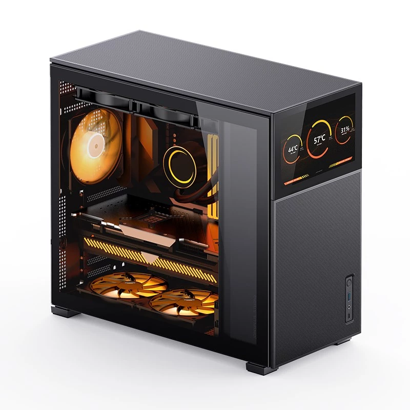 PC korpusas Jonsbo D41 MESH Midi bokštas juodas