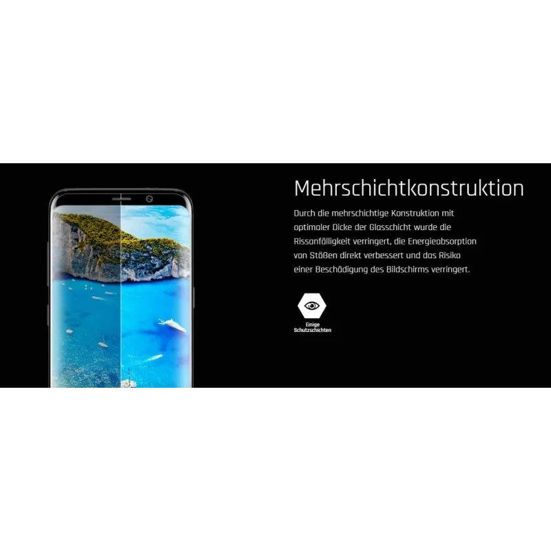 Grūdinto stiklo ekrano apsauga MYPHONE Hammer Energy 2 9H kietumas, atspari įbrėžimams