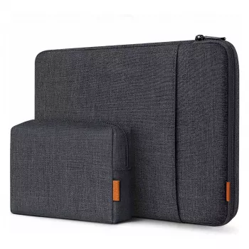 Inateck LB01006 plonas įmautės dėklas 33 cm (13 colių) įrenginiams, juodas / pilkas