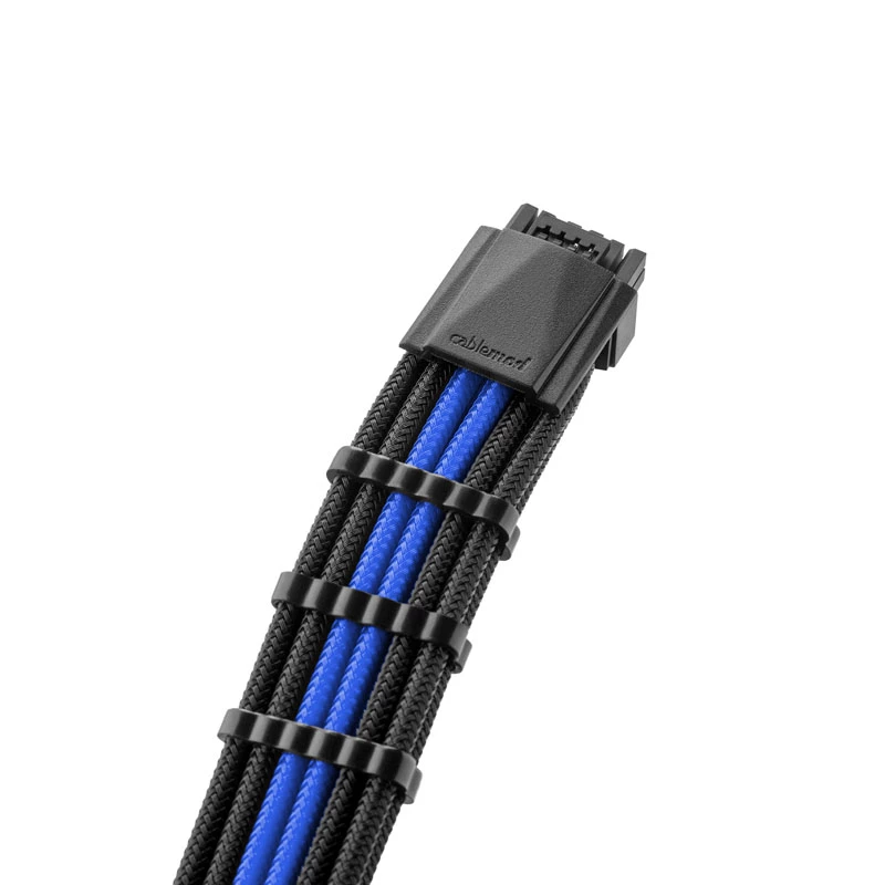 CableMod CableMod PRO ModMesh 12VHPWR kabelio ilgintuvo rinkinys juodas/mėlynas — 12VHPWR GPU maitinimo ilgintuvas