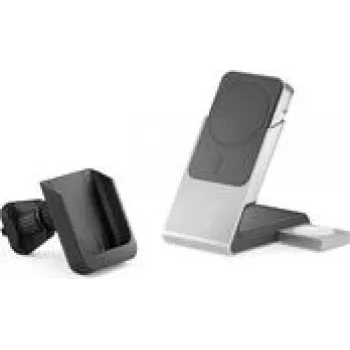 Nešiojama baterija Alogic Matrix+ Wireless 3-in-1 Ladestation MagSafe + Vent Mount, 5000mAh