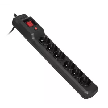 Activejet COMBO 6GN 5M juodas maitinimo ilgintuvas su laidu