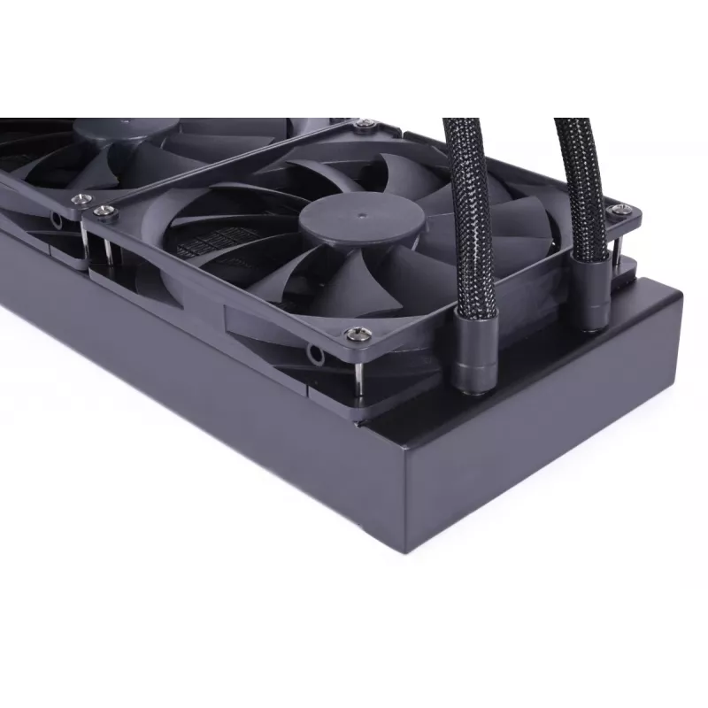 „Alphacool Core Ocean T38 AIO“ 280 mm 14 cm vientisas skysčio aušintuvas, juodas