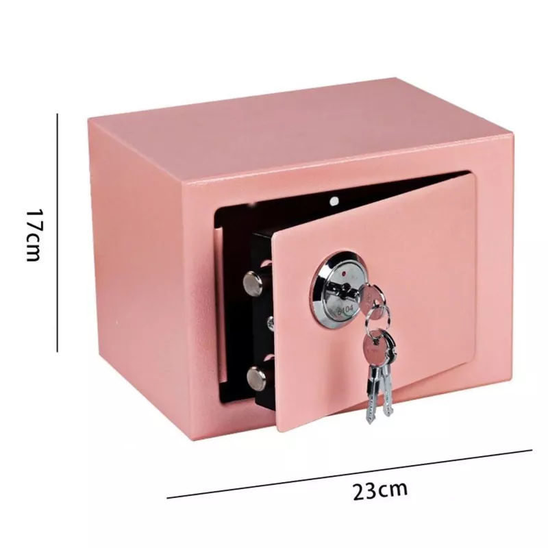 Extralink Home | Home Safe | office, raktų saugykla, seifas, rožinė, S-404