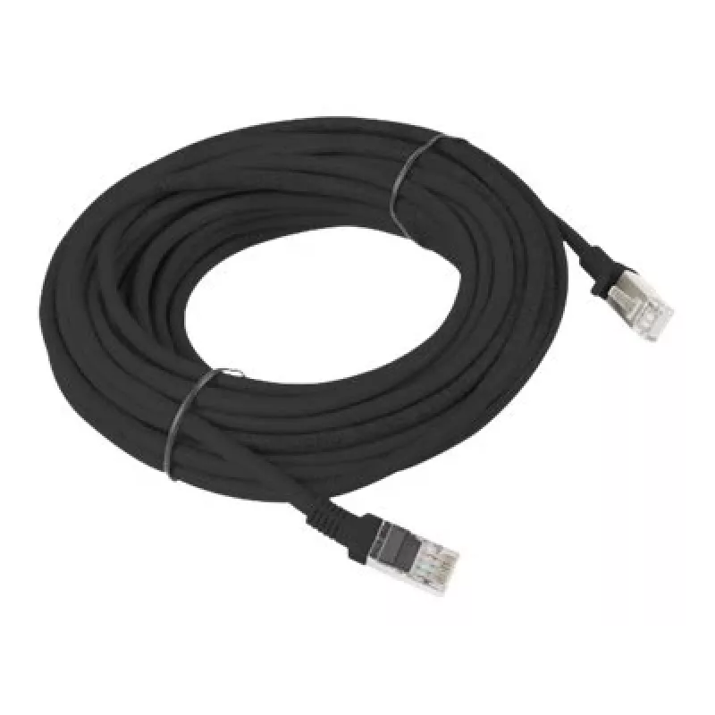LANBERG PCU6-10CC-1000-BK RJ-45 Cat6 U/UTP 10 m juodas tinklo kabelis