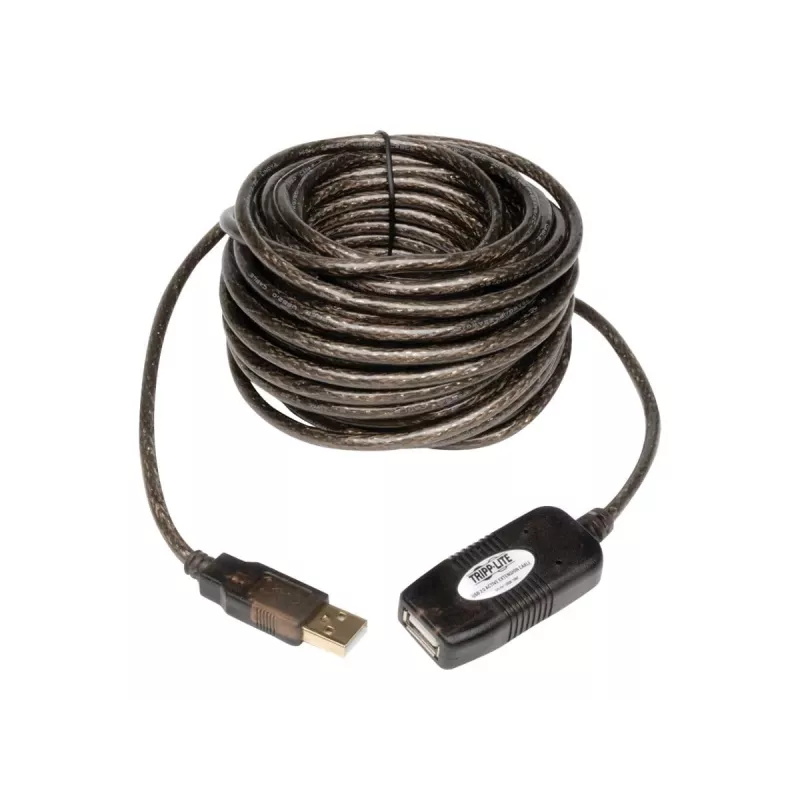 Tripp Eaton Tripp Lite Series 10M USB 2.0 Hi-Speed Active Extension Repeater Cable USB-A M/F 33' 33ft 10 Meter - USB-Extension Cable - USB (M)