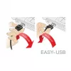 USB laidas DeLOCK 84804 USB 2.0 0,2 m USB A Micro-USB B juodas