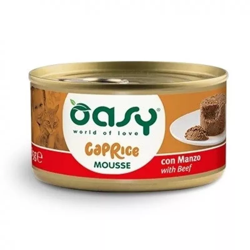 Oasy Caprice Mousse su jautiena 85g