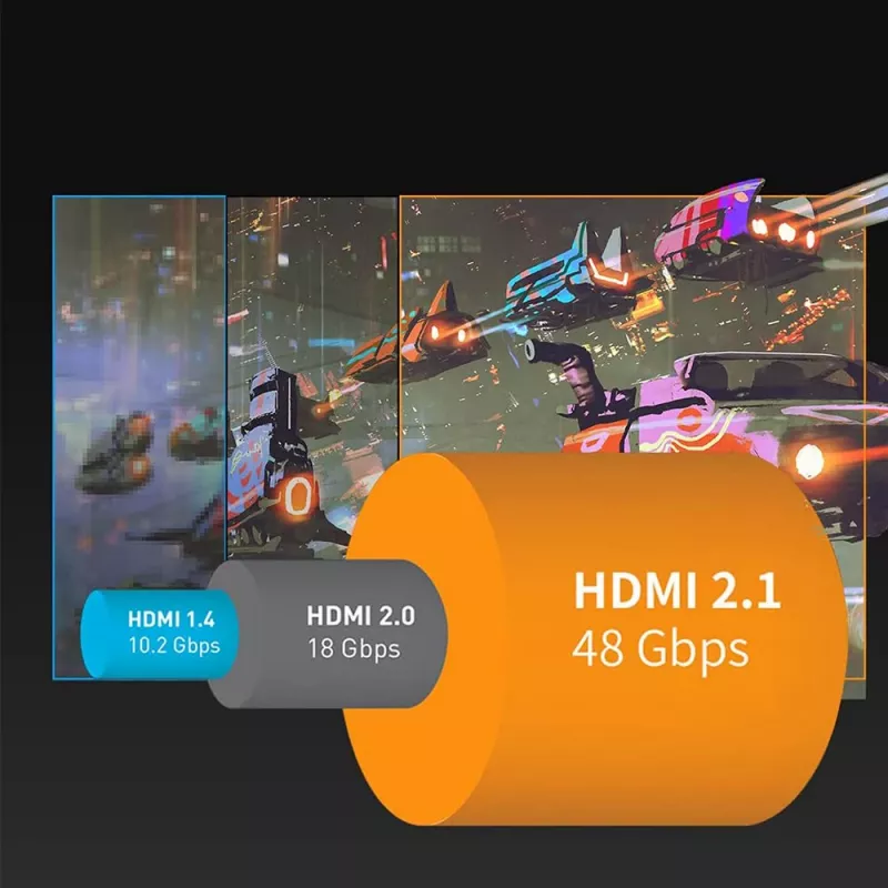 HDMI kabelis MANTA HDMI-2MC 2 m, palaiko iki 8K skiriamąją gebą