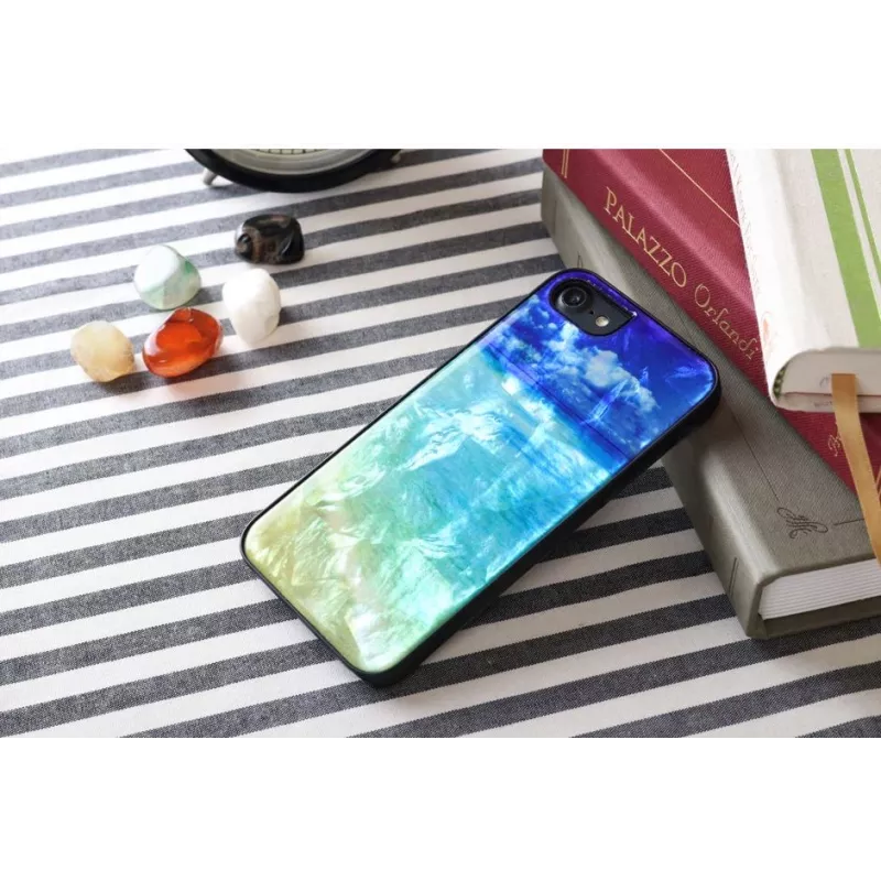 Apsauginis telefono dėklas iKins, skirtas Apple iPhone 8/7 — paplūdimio juoda
