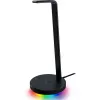 Razer Base Station V2 Chroma, juoda, 2 x USB 3.1 prievadai, 1 x 3,5 mm kombinuotas prievadas su įmontuotu DAC, 7.1 erdvinis garsas, Razer Chroma™ RGB, aliuminio konstrukcija, neslystantis pagrindas